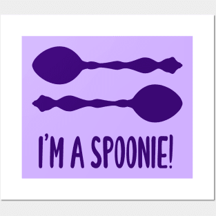 I'm A Spoonie! (Purple) Posters and Art